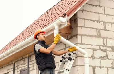 Pose et remplacement de gouttières à Millonfosse